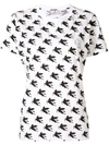 Etro All-over Logo Cotton T-shirt In White