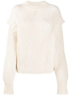 ALBERTA FERRETTI CHUNKY KNITTED JUMPER