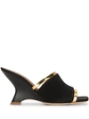MALONE SOULIERS DEMI WEDGE SANDALS