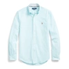 Ralph Lauren Slim Fit Oxford Shirt In Aegean Blue