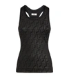 FENDI FF PRINT TANK TOP,15935481