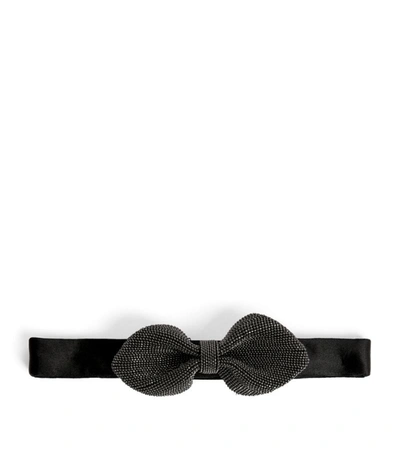Brunello Cucinelli Embellished Pre-tied Bow Tie