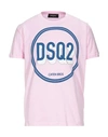 Dsquared2 T-shirts In Pink