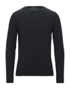 Zanone Sweaters In Steel Grey