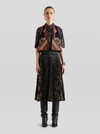 ETRO WAISTCOAT WITH FLORAL EMBROIDERY