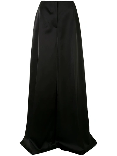Carolina Herrera High-waisted Palazzo Trousers In Black
