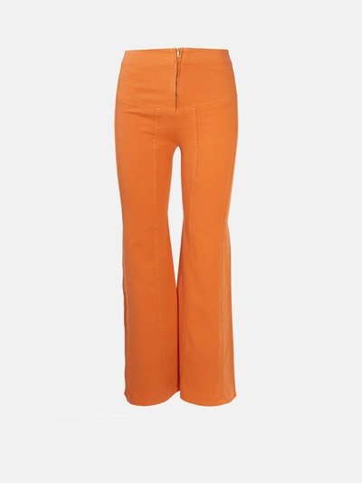 Alberta Ferretti Orange Jeans