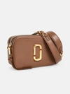 Marc Jacobs Softshot 21 Leather Crossbody In Brown
