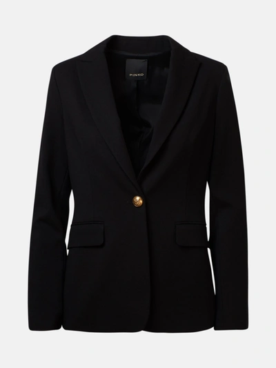 Pinko Woman Blazer Black Size 8 Viscose, Polyamide, Elastane