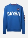 Alpha Industries Felpa Nasa Reflective Bluette