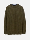 SEE BY CHLOÉ GREEN AND BLUE SWEATER