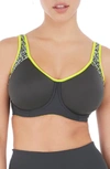 Freya Sonic High Impact Underwire Sports Bra In Lime