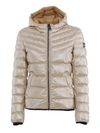 COLMAR ORIGINALS QUILTED AND PUFFER JACKET IN BEIGE