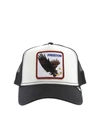 GOORIN BROS FREEDOM PATCH HAT IN BLACK AND WHITE