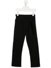 ANJA SCHWERBROCK BELTED STRAIGHT TROUSERS