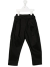 ANJA SCHWERBROCK BELTED STRAIGHT TROUSERS