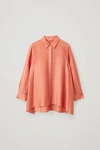 COS CRINKLED DRAPED SHIRT,0810980008007