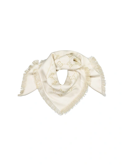 Gucci Kids Scarf For Girls In White