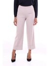 PESERICO PESERICO WOMEN'S BEIGE ACETATE PANTS,P0423801974SABBIA 48