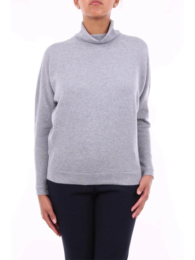 Peserico Women's Grey Wool Jumper