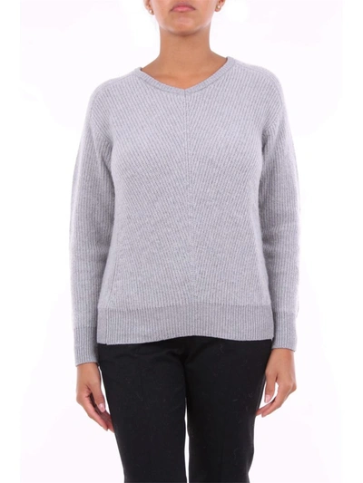 Peserico Women's Grey Wool Sweater