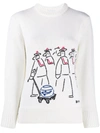 PATOU WHIPSTITCH DESIGNER JUMPER