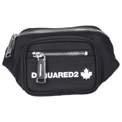 Dsquared2 Women Belt Bag Bum Bag Polyester Logo Black