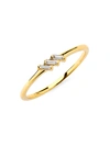 ADRIANA ORSINI 14K YELLOW GOLD & DIAMOND RING,0400012727118