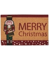 NOURISON HOLIDAY NUTCRACKER 18" X 28" DOOR MAT BEDDING