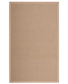 Nourison Sisal Soft Ssf04 Sand 5' X 8' Area Rug In Sand