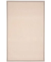 Nourison Sisal Soft Ssf01 Ivory 5' X 8' Area Rug In Ivory