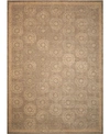 Nourison Silken Allure Slk04 Mushroom 7'9" X 9'9" Area Rug In Mushroom