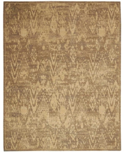 Nourison Silken Allure Slk17 Slate 5'6" X 8' Area Rug