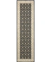 Nourison Persian Empire Pe26 Black 3'6" X 5'6" Area Rug In Black