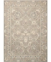 Nourison Persian Empire Pe22 Slate 5'3" X 7'5" Area Rug In Slate