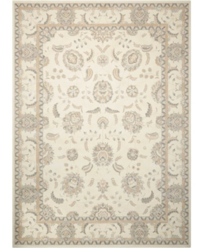 Nourison Persian Empire Pe22 Bone 5'3" X 7'5" Area Rug