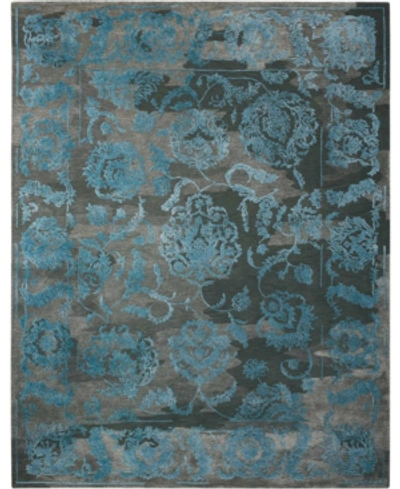 Nourison Opaline Opa12 Charcoal 3'9" X 5'9" Area Rug