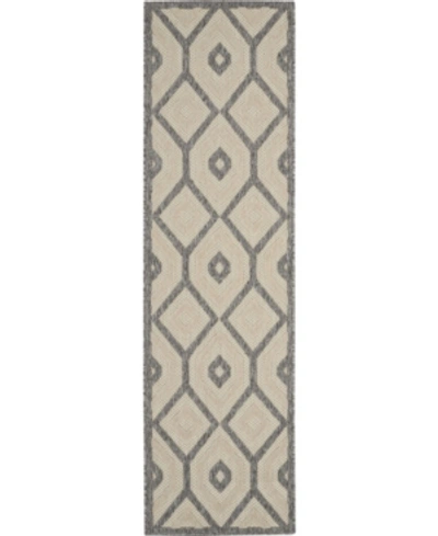 Nourison Cozumel Czm02 Cream 2'2" X 7'6" Runner Rug