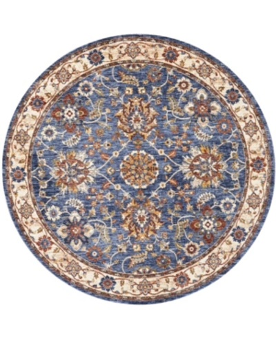 Nourison Lagos Lag04 Blue 5' Round Rug