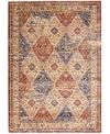 NOURISON LAGOS LAG05 MULTI 5'3" X 7'6" AREA RUG