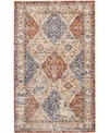 Nourison Lagos Lag05 Multi 3' X 5' Area Rug In Multi