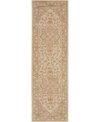 Nourison Jazmine Jaz01 Sand 2'3" X 8' Runner Rug In Sand
