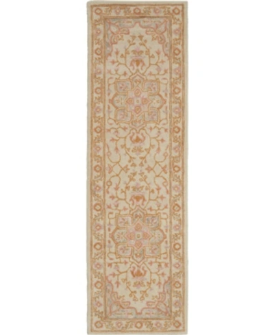 Nourison Jazmine Jaz01 Sand 2'3" X 8' Runner Rug