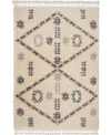 NOURISON DENMARK SHAG DNK01 IVORY 4' X 6'3" AREA RUG