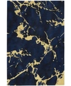 Nourison Symmetry Smm09 Navy 3'9" X 5'9" Area Rug In Navy