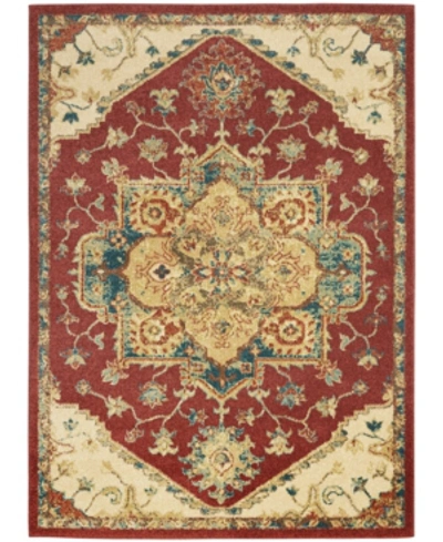 Nourison Traditional Antique Trq01 Red 7'10" X 9'10" Area Rug