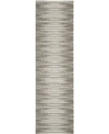 Nourison Key Largo Klg01 Silver 2'2" X 7'6" Runner Rug In Silver