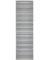 Nourison Key Largo Klg01 Blue 2'2" X 10' Runner Rug In Blue