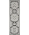 Nourison Key Largo Klg03 Gray 2'2" X 7'6" Runner Rug In Gray