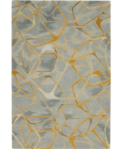 Nourison Symmetry Smm05 Gray 5'3" X 7'9" Area Rug